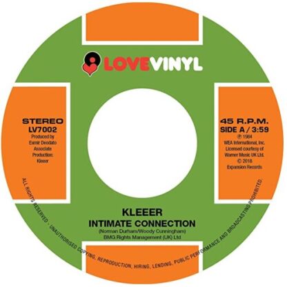 kleeer - intimate connection - jazz funk 7inch vinyl