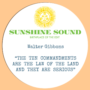 walter gibbons - the ten commandments - disco vinyl