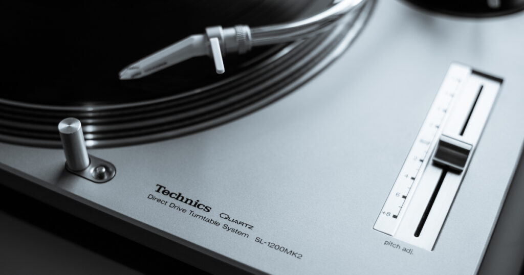 Technics 1200/1210 turntable.