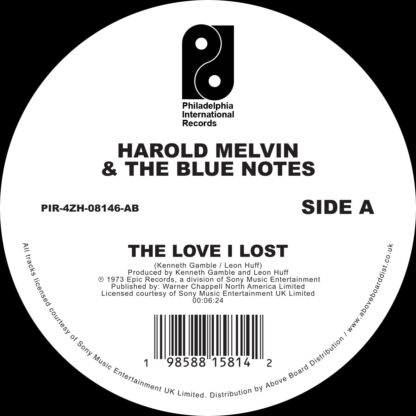 Harold Melvin & The Blue Notes TITLE The Love I Lost / Wake Up Everybody