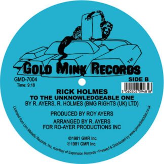 Rick Holmes Remember To Remember GOLD MINK RECORDS