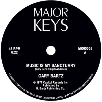 Gary Bartz Music Is My Sanctuary / Carnaval De L'Esprit MAJOR KEYS