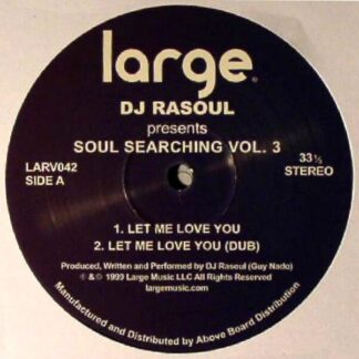 DJ Rasoul TITLE Soul Searching Vol. 3 LABEL Large Music