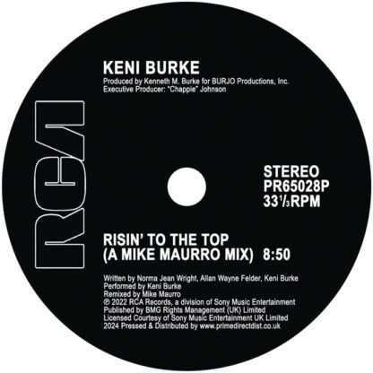 Keni Burke / Evelyn ‘Champagne’ King Risin' to the Top (A Mike Maurro Mix) / I'm In Love (A Mike Maurro Mix) RCA