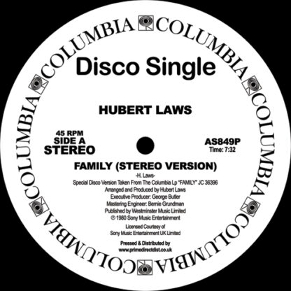 Hubert Laws Family COLUMBIA DISCO SERIES