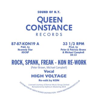 High Voltage / Chain Reaction TITLE Rock, Spank, Freak (KON Re-work) / Dance Freak (Moplen Re-freak) LABEL Queen Constance