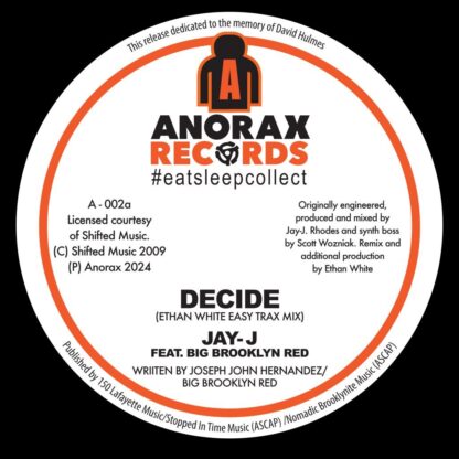 Jay-J ft. Big Brooklyn Red TITLE Decide LABEL ANORAX RECORDS