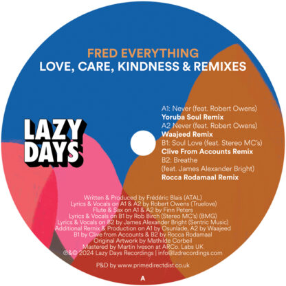 Fred Everything Love, Care, Kindness & Remixes Lazy Days