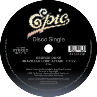 George Duke I Want You For Myself (Tom Moulton Mix) / Brazilian Love Affair Epic