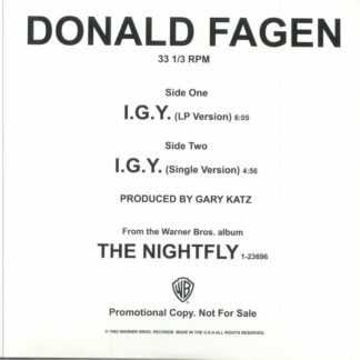 DONALD FAGEN - IGY