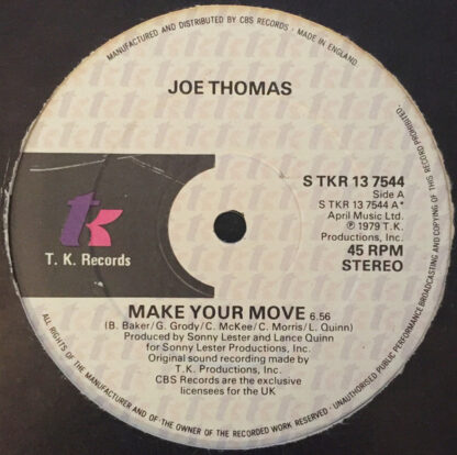 Joe Thomas Make Your Move (TK) 12" Used VG+