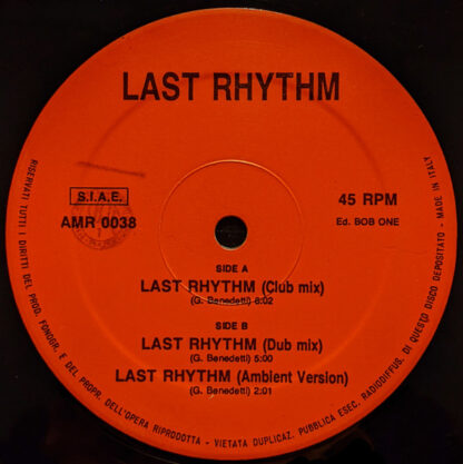 Last Rhythm - Last Rhythm (Post Ritmo Italy) 12" Used VG+