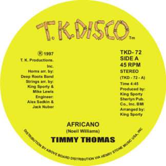 Timmy Thomas Africano TK Disco