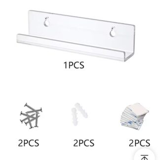 Clear Perspex Record Wall Bracket