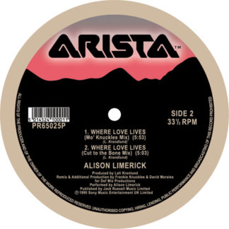 Alison Limerick Where Love Lives Arista