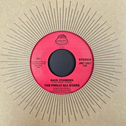 The Philly All Stars - Back Stabbers (Jack Pot Records) 7"