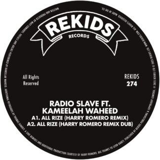 A1. All Rize (Harry Romero Remix) ▾ A2. All Rize (Harry Romero Remix Dub) ▾ B. All Rize (Samaran Remix) ▾