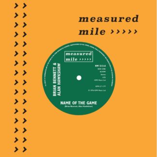 Brian Bennett & Alan Hawkshaw - Name Of The Game (Measured Mile) 7"