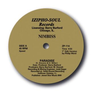 Nimbiss - Paradise (Izipho Soul) 7"