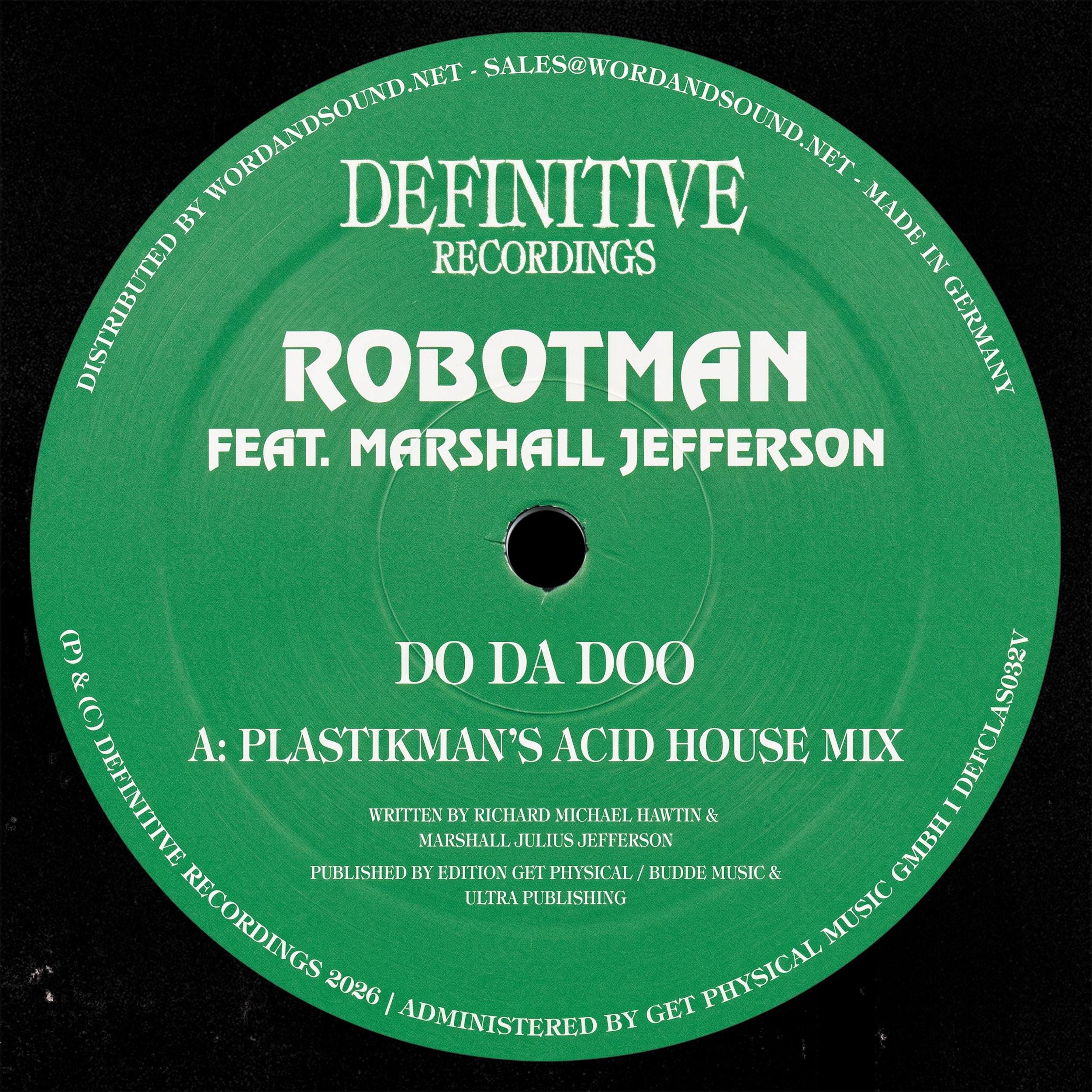 Robotman Feat Marshall Jefferson Do Da Doo Plastikman Jamie Jones Robotman Feat Marshall Jefferson Do Da Doo Plastikman Jamie Jones