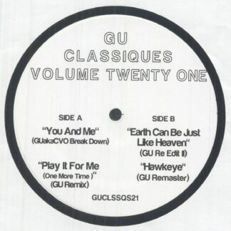 GU aka GLENN UNDERGROUND - Classiques Volume Twenty One (GU Classics US) 12" PRE-ORDER