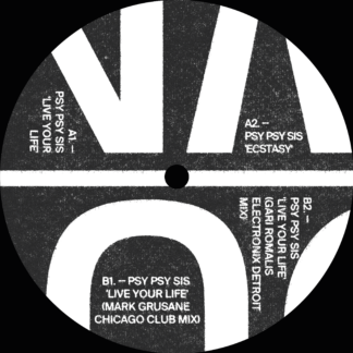 Ceri, Cici & PSY PSY SIS-Live Your Life in Ecstasy - The Chicago / Detroit Mixes  (Find Your Own Records) 12"