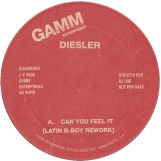 Diesler -Can You Feel It (GAMM) 7" PRE-ORDER
