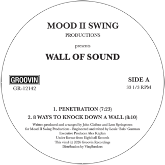 Mood II Swing - Penetration / 8 Ways To Knock Down A Wall / I Need Your Luv (Groovin Italy) 12" PRE-ORDER