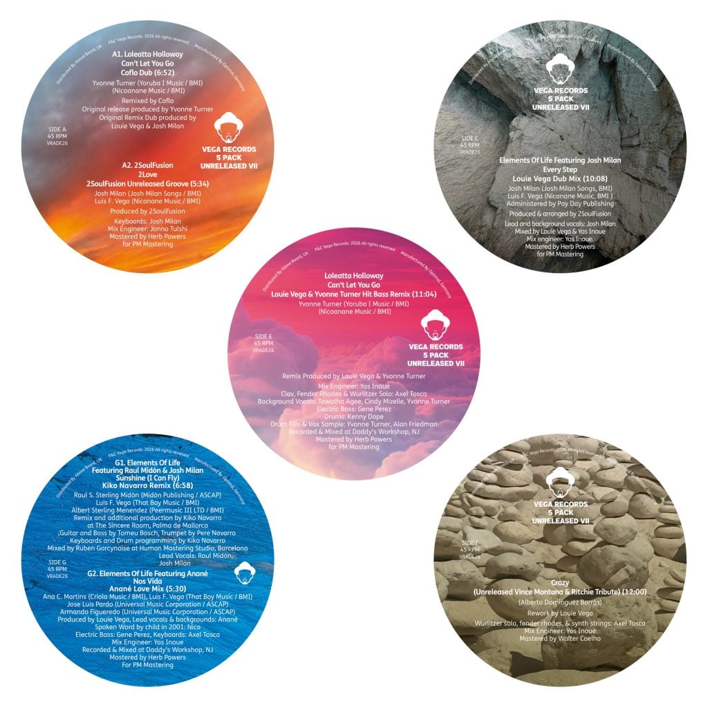 Various Artists - Vega Records 5 Pack Unreleased VII (Vega Records) 5 x 12"