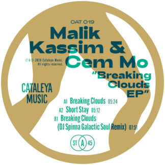 Malik Kassim & Cem Mo - Breaking Clouds EP (incl. Dj Spinna Rmx)  (Cataleya Music) 12" PRE-ORDER