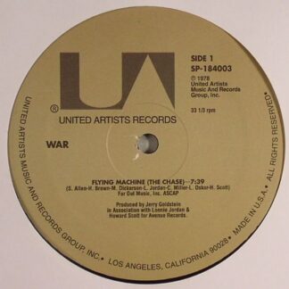 War - Flying Machine (The Chase) (United Artists US) 12"