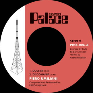 Piero Umiliani -Dossier (Palace Records) 7" PRE-ORDER